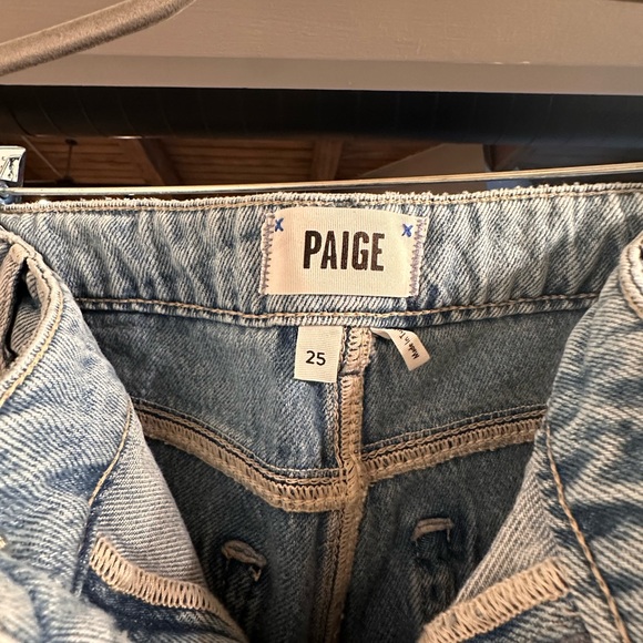 PAIGE Light and Medium Blue Denim Jeans - Picture 6 of 7